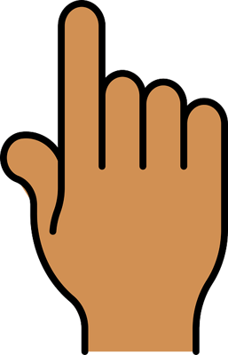 body_pointer_finger_roman_numeral